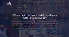 Desktop Screenshot of geniescafe.com.au